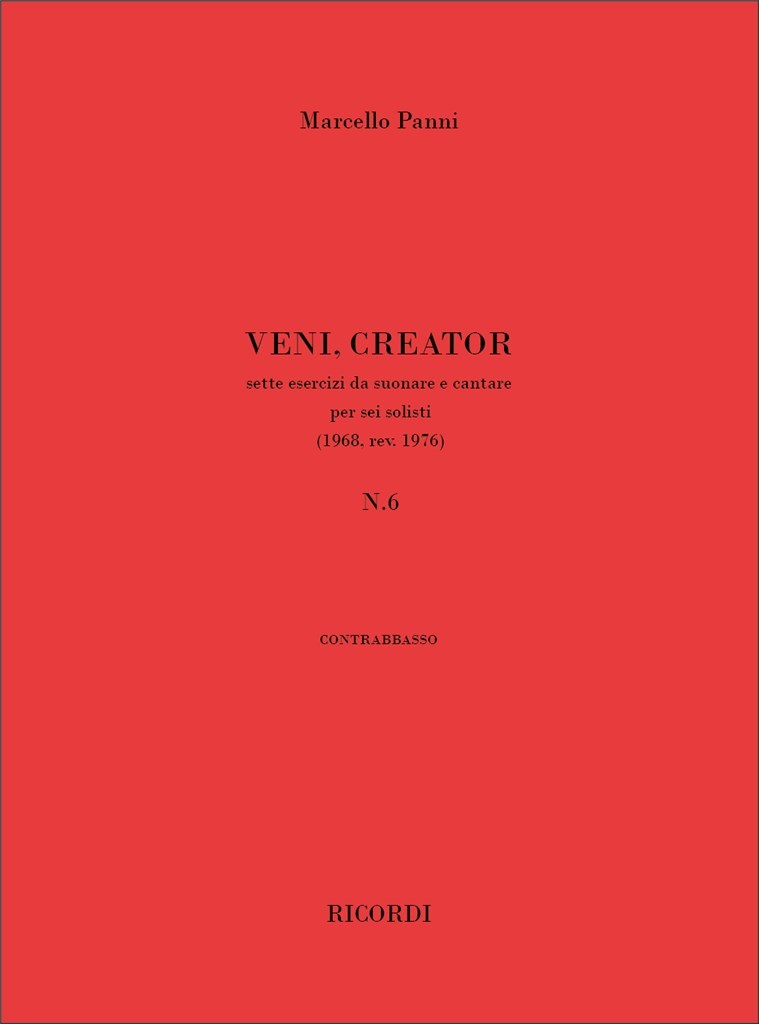 Veni, Creator n. 6